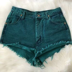 Wrangler high-waisted shorts
